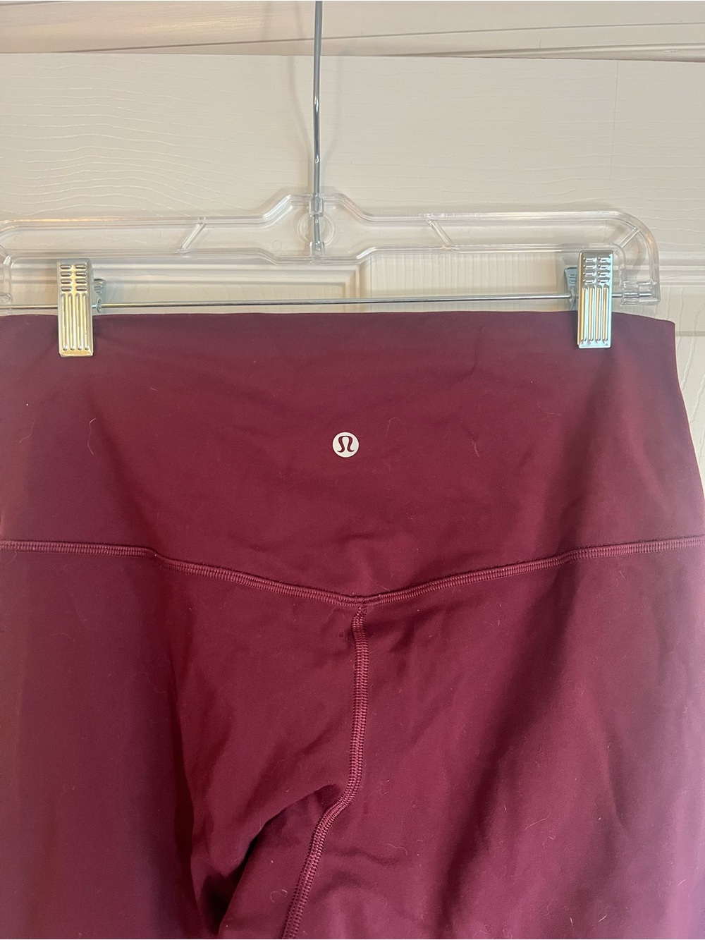 Lululemon Align High Rise Leggings Size 10 Burgundy Wine Red Yoga Pants - Picture 2 of 6